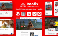Roofix (v2.2.4) Roofing Services WordPress Theme