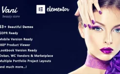 Vani v2.2.4 Cosmetic Beauty WooCommerce WordPress Theme