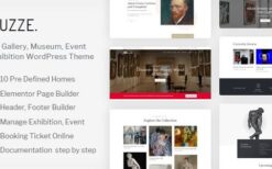 Muzze (v1.7.1) Museum Art Gallery Exhibition WordPress Theme