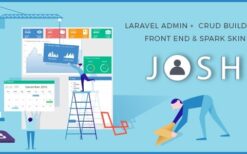Josh (v12.0) Laravel Admin Template + Front End + CRUD