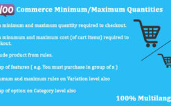 WooCommerce – Minimum/Maximum Quantities v2.1.5