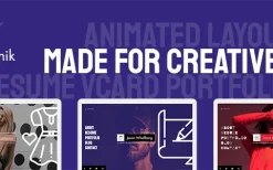 Ikonik v1.3.8 Resume vCard WordPress Theme