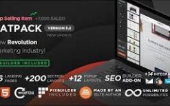 FLATPACK (v5.2.3) Landing Pages Pack With Page Builder