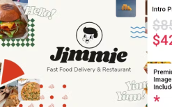 Jimmie v1.0 Fast Food Delivery and Restaurant Theme