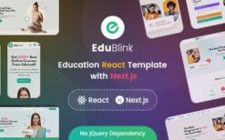EduBlink (v0.1.3) – Online Learning React Education Template