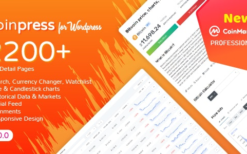 Coinpress (v2.3.2) Cryptocurrency Pages for WordPress