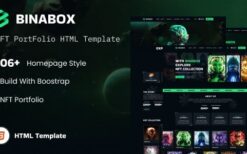 Binabox 25 October 2022 NFT Portfolio HTML Template