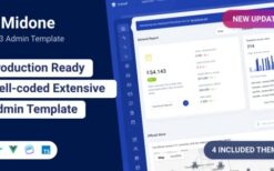 Midone Vuejs 3 Admin Dashboard Template + HTML v5.0.10
