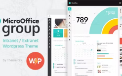 Micro Office v1.4.2 Extranet & Intranet WordPress Theme