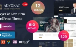 Advokat v1.9.7 Lawyer & Law Firm WordPress Theme