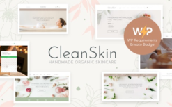 CleanSkin (v1.4.2) Handmade Organic Soap & Natural Cosmetics Shop WordPress Theme