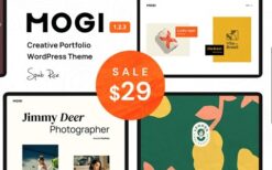 Mogi v1.2.3 A Creative Portfolio / Agency WordPress Theme