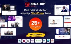 Senatory (v2.2.6) Political Candidate WordPress Theme