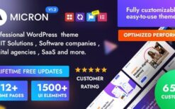 Micron v1.2.1 IT Solutions & Services WordPress Theme