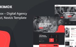 Kimox – Digital Agency React, NextJs Template 14 August 2023