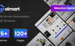 Wolmart v1.1.0 Marketplace eCommerce HTML Template