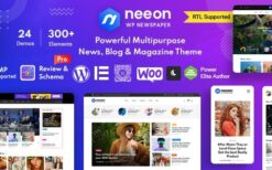 Neeon (v3.1.1) WordPress News Magazine Theme