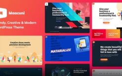 Maacuni v1.5 Multipurpose Creative Portfolio WordPress Theme