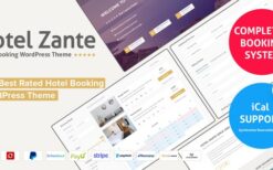 Zante (v1.3.5.4) Hotel WordPress Theme