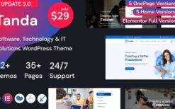 Tanda (v1.6) Technology & IT Solutions WordPress Theme