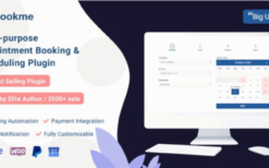 Bookme v4.9.0 – WordPress Appointment Booking Scheduling Plugin