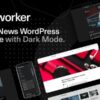 Networker (v1.2.2) Tech News WordPress Theme with Dark Mode