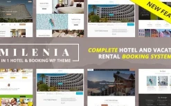 Milenia v1.3.2 Hotel & Booking WordPress Theme