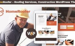 HomeRoofer v2.2.0 Roofing Company Services & Construction WordPress Theme