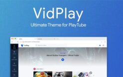 VidPlay v3.1 The Ultimate PlayTube Theme