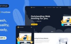 Hustbee (13 May 2025) Hosting HTML & WHMCS Template