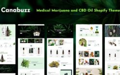 Canabuzz v1.0.0 Medical Marijuana and CBD Oil Shopify Theme